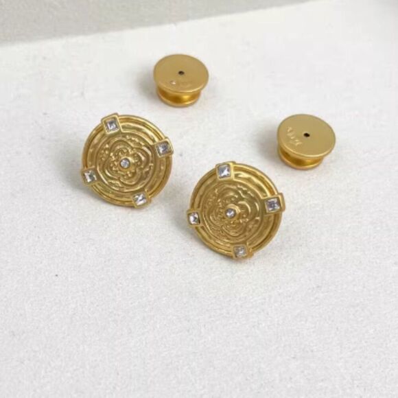 Brand New. $95 Julie Vos Stud Earrings. - Picture 3 of 3